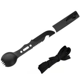 Camping Tableware Outdoor Stainless Steel Knife Fork Spoon Portable Multi-function Picnic Cutlery Outdoor Camping Equipment Camping Tableware Outdoor Stainless Steel Knife Fork Spoon Portable Multi-function Picnic Cutlery Outdoor Camping Equipment