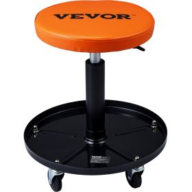 VEVOR Adjustable Mechanics Rolling Creeper Seat Stool Tool Tray for Shop Garage VEVOR Adjustable Mechanics Rolling Creeper Seat Stool Tool Tray for Shop Garage
